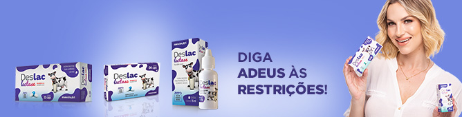 Imagem ilustrativa da linha de produtos Deslac Lactase